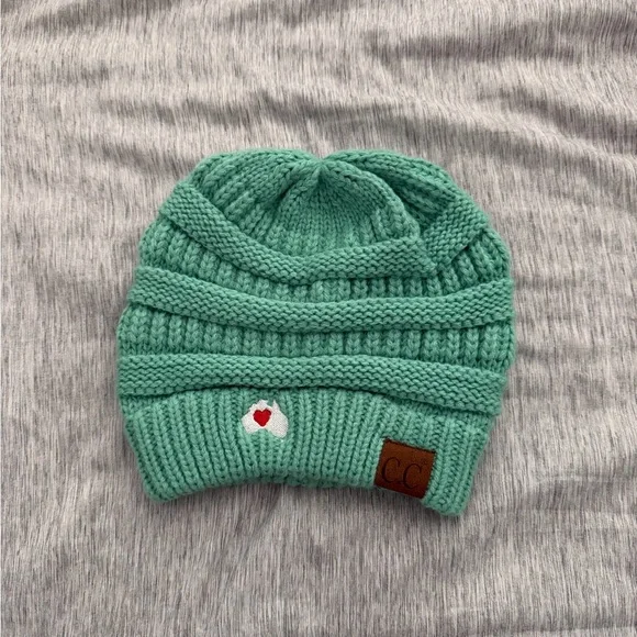 C.C Australia Love Beanie and Time and Tru tan beanie - Picture 2 of 7